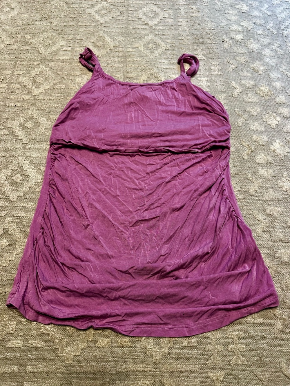Boob Design Purple Nursing Camisole Tank